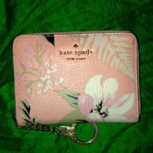 Pink floral Kate spade wallet